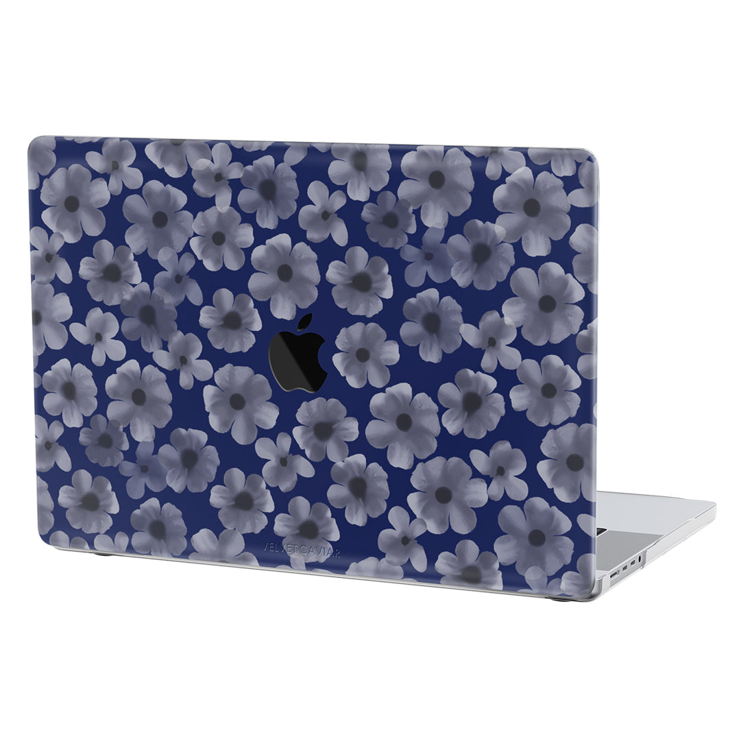 Midnight Blossom MacBook Case