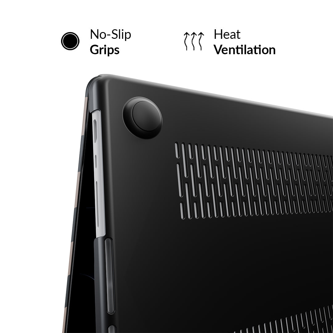Mocha Vibe Check MacBook Case