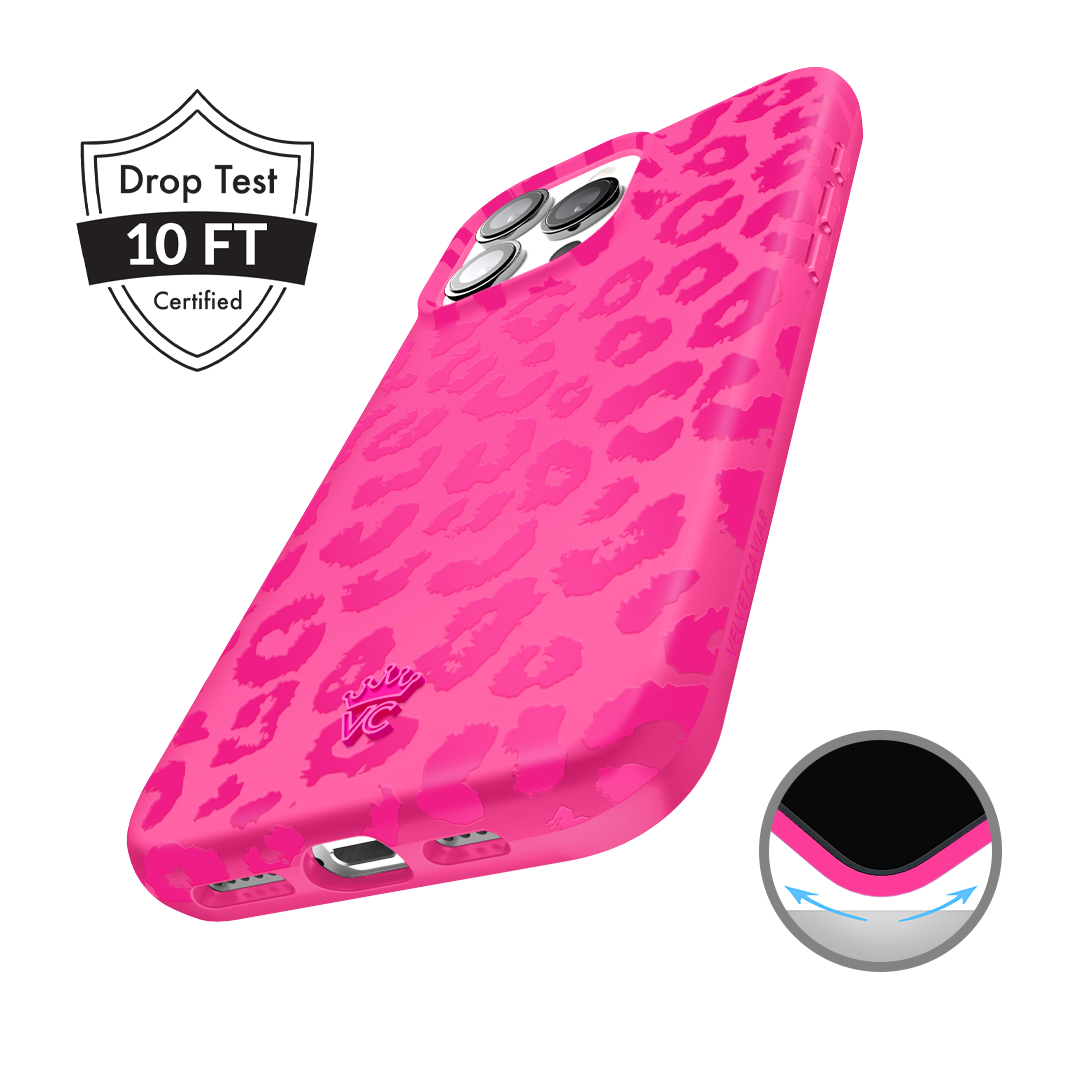 Even Hotter Pink Leopard iPhone Case