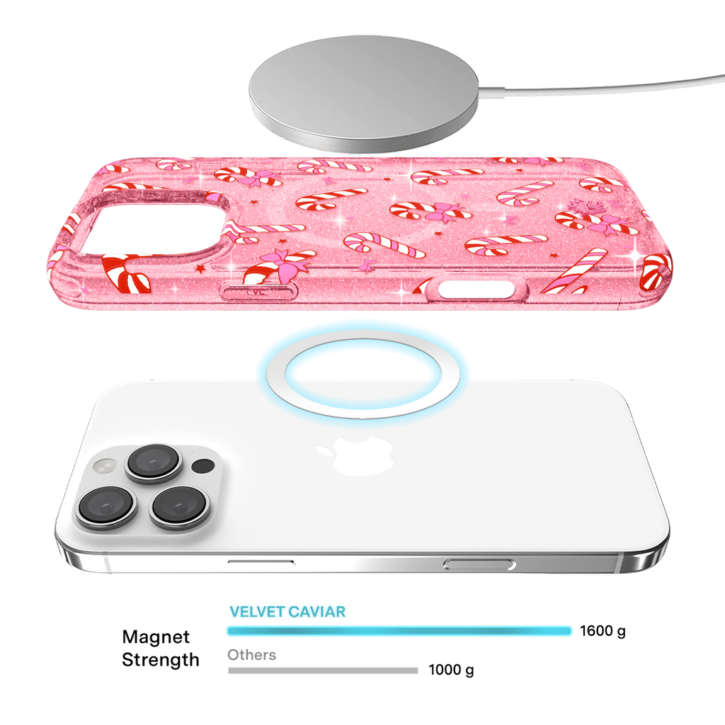 Pink Peppermint Princess iPhone Case