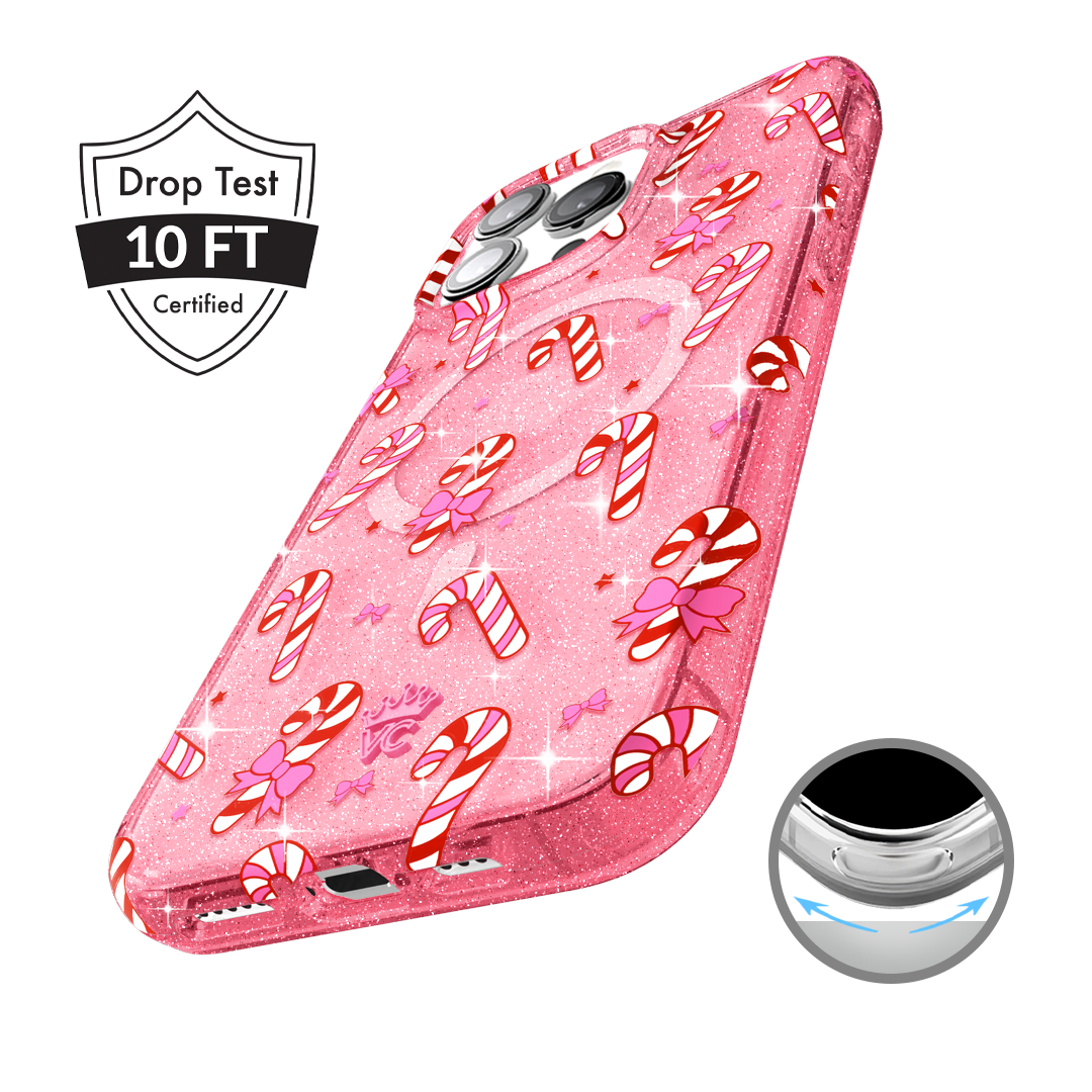 Pink Peppermint Princess iPhone Case
