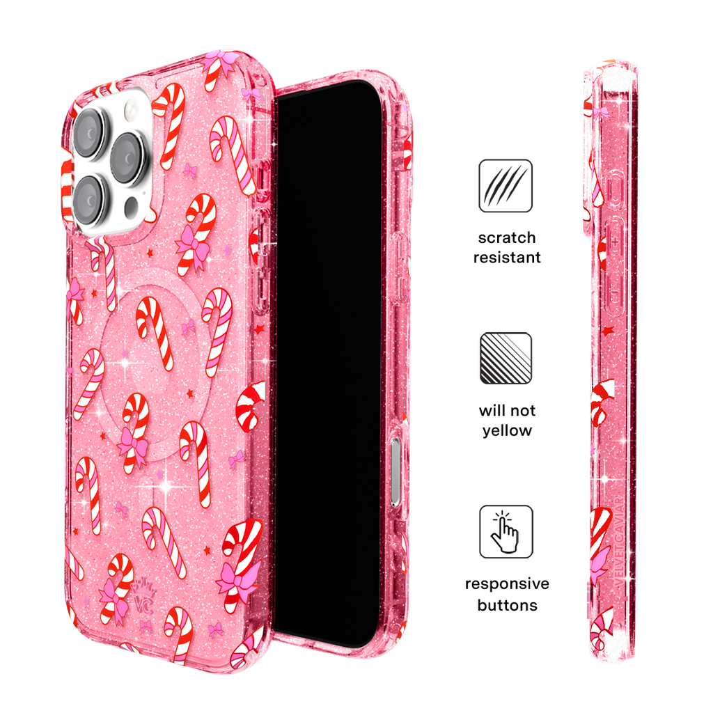 Pink Peppermint Princess iPhone Case