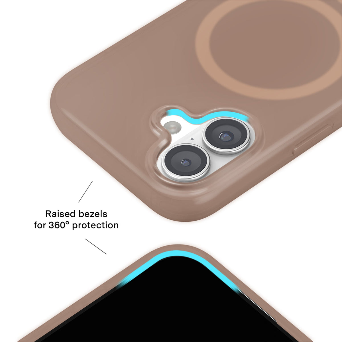 Cashmere Taupe Jelly iPhone Case