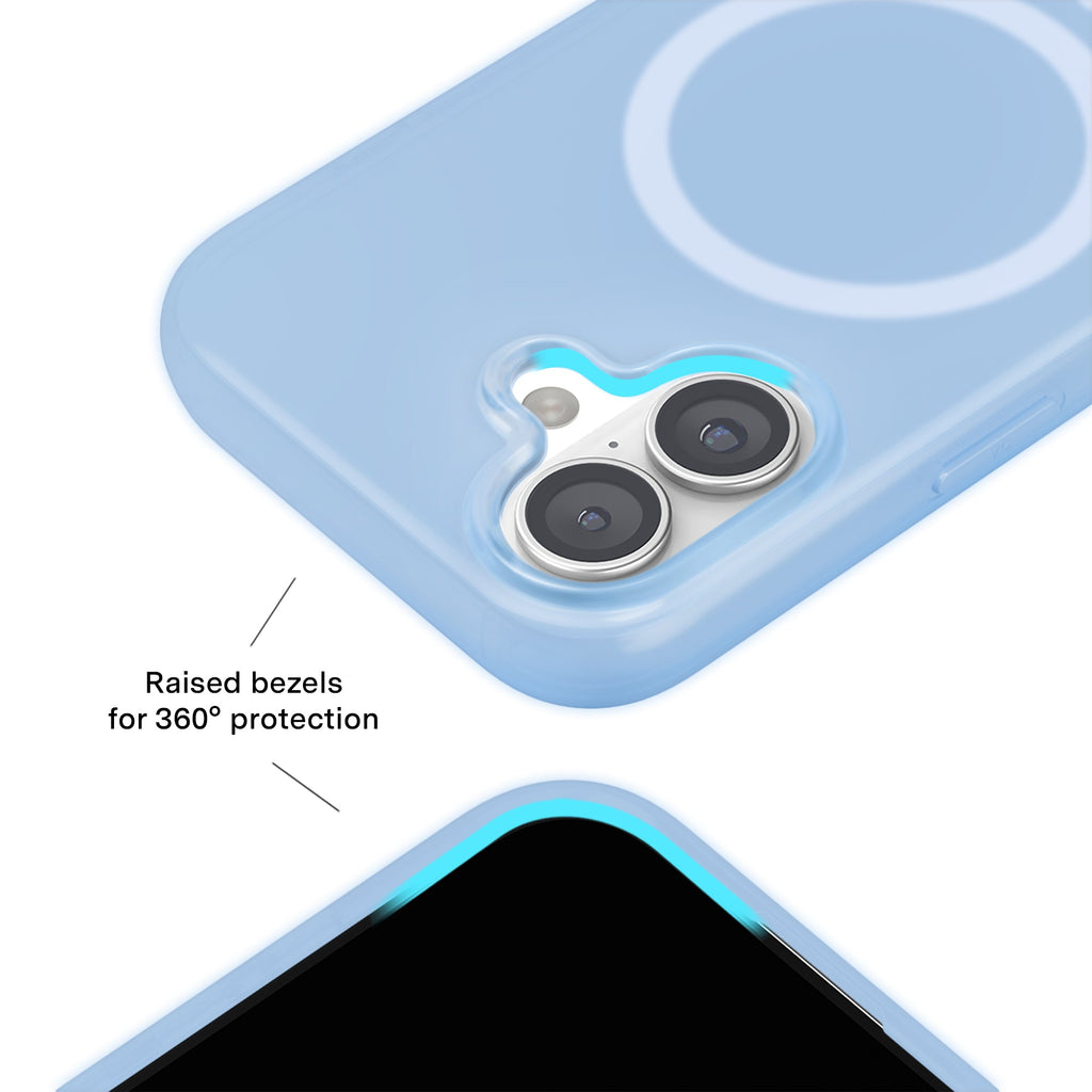Glacier Blue Jelly iPhone Case