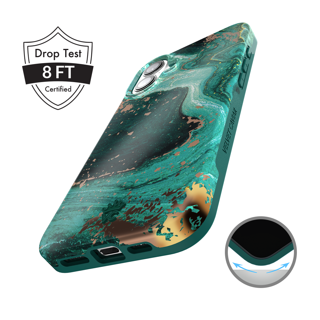 Emerald Marble iPhone Case