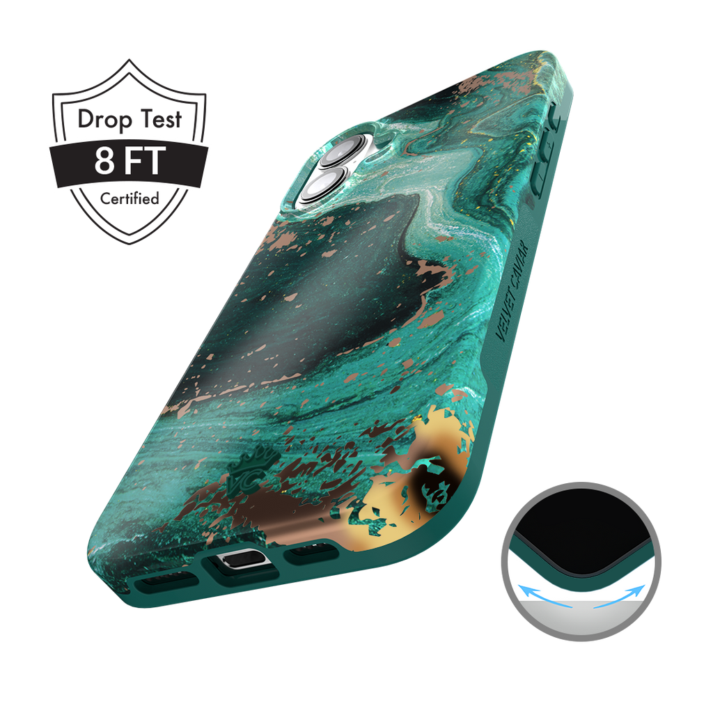 Emerald Marble iPhone Case