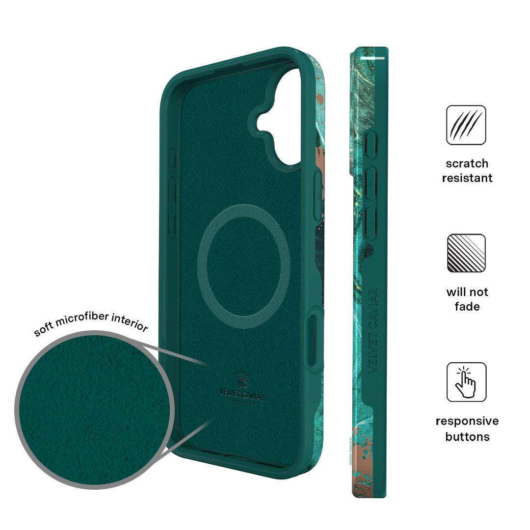 Emerald Marble iPhone Case