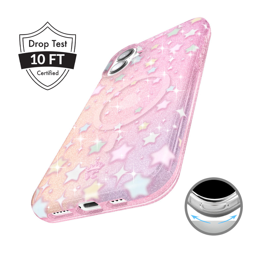 Falling Star Glitter iPhone Case
