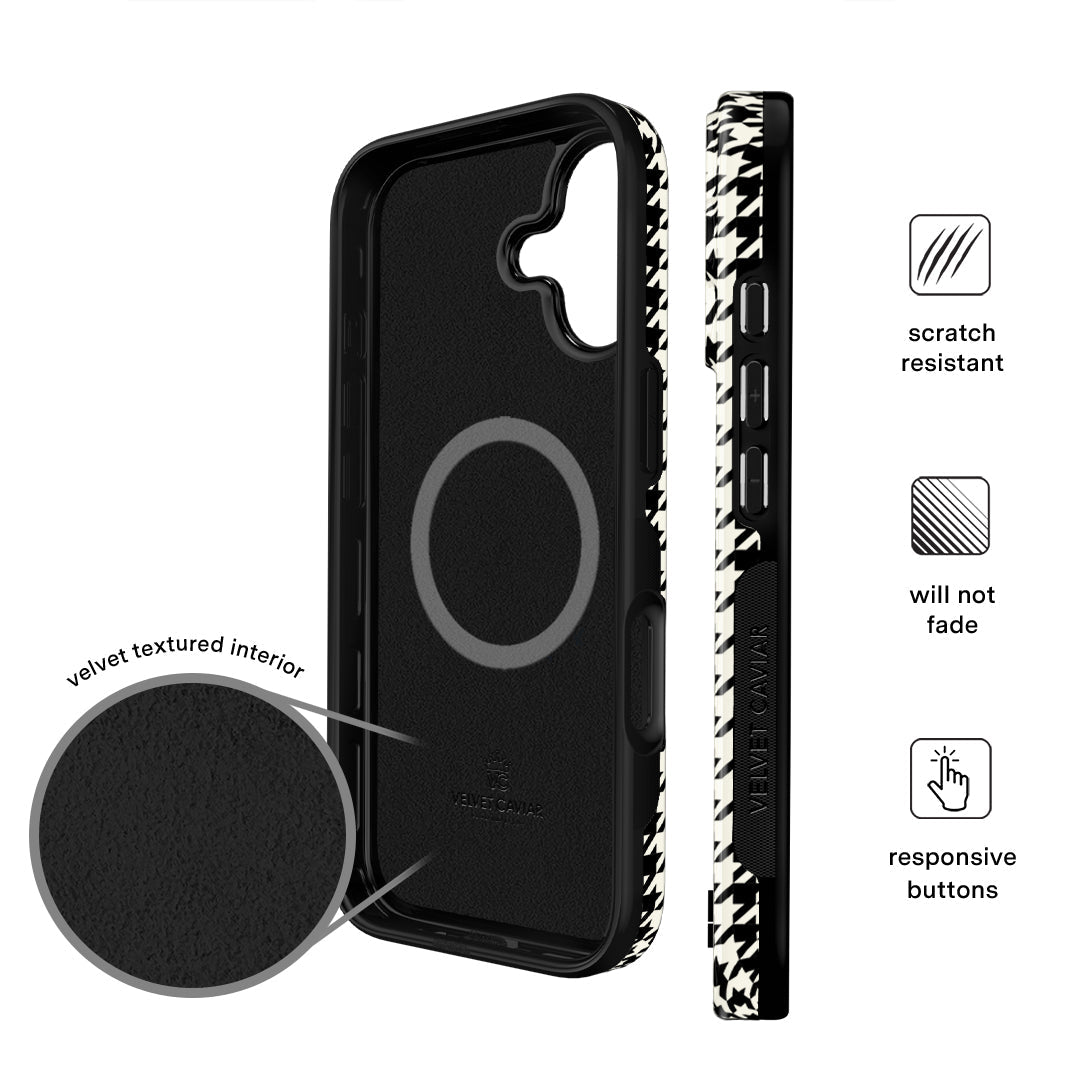 Houndstooth iPhone Case