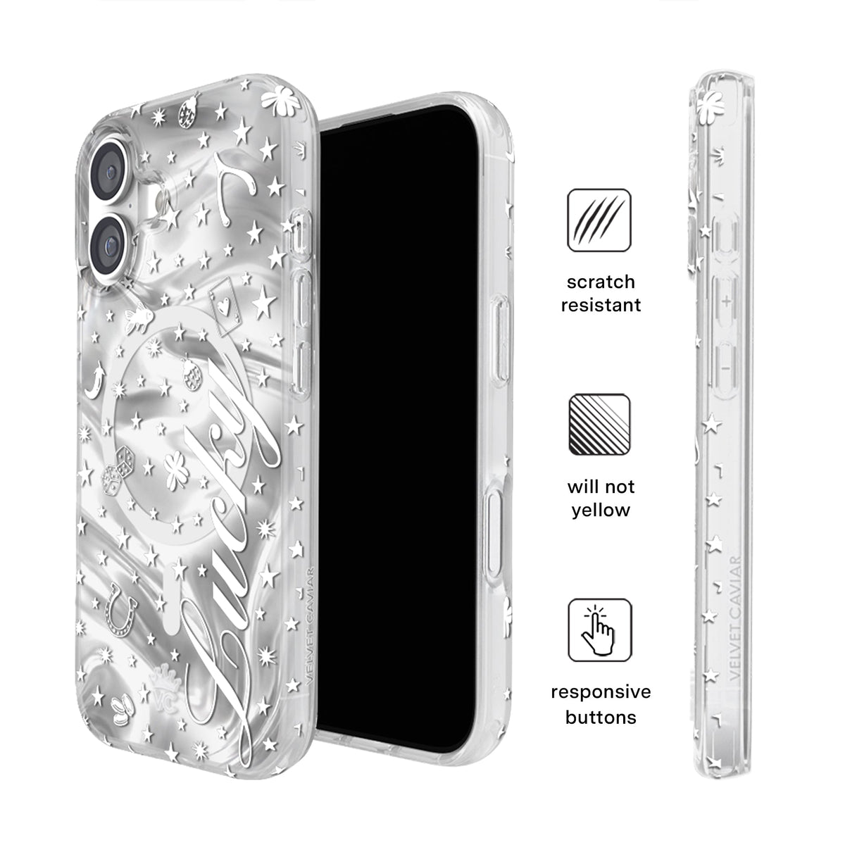 Lucky Girl Holo iPhone Case