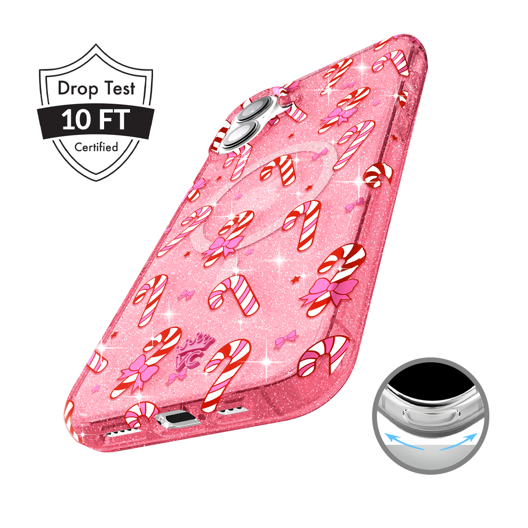 Pink Peppermint Princess iPhone Case