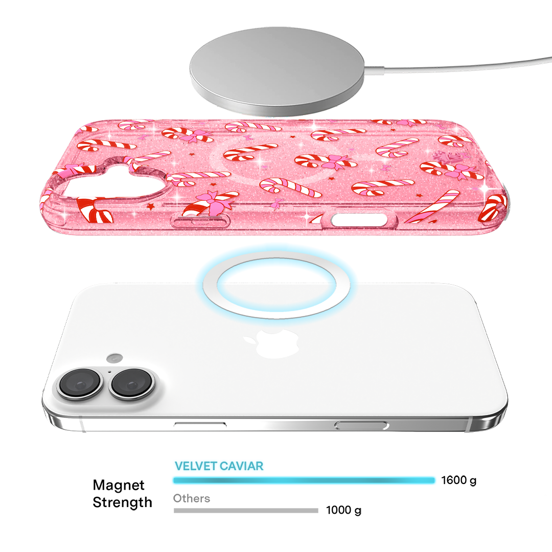 Pink Peppermint Princess iPhone Case