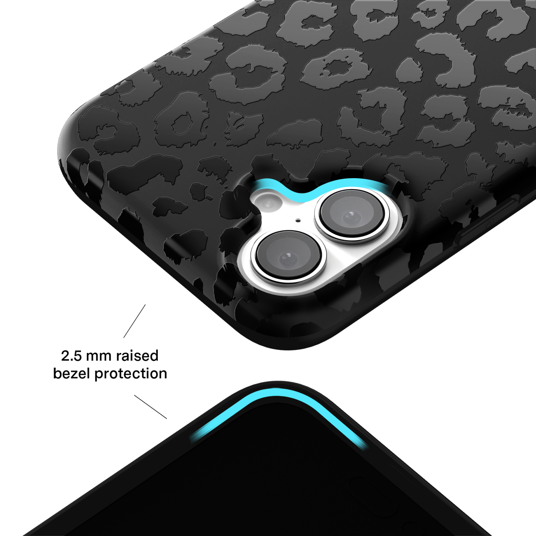 Black Leopard iPhone Case