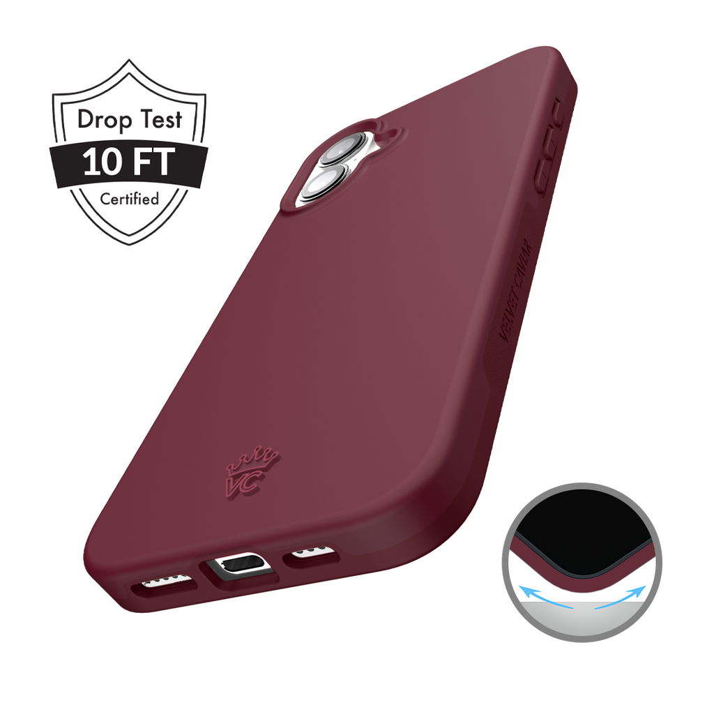 Burgundy 1990 iPhone Case