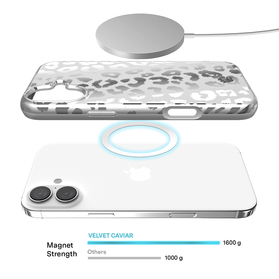 Chrome Leopard iPhone Case