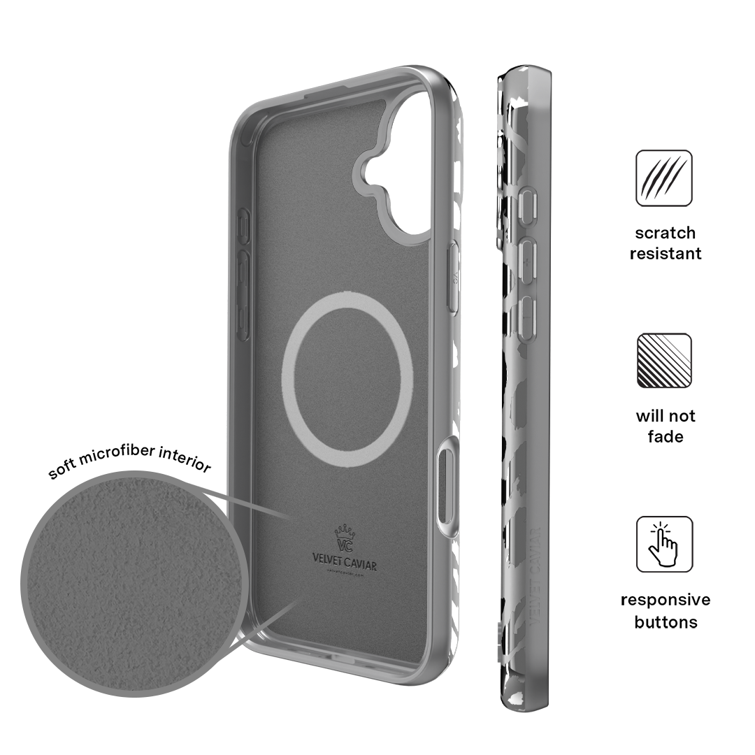 Chrome Leopard iPhone Case