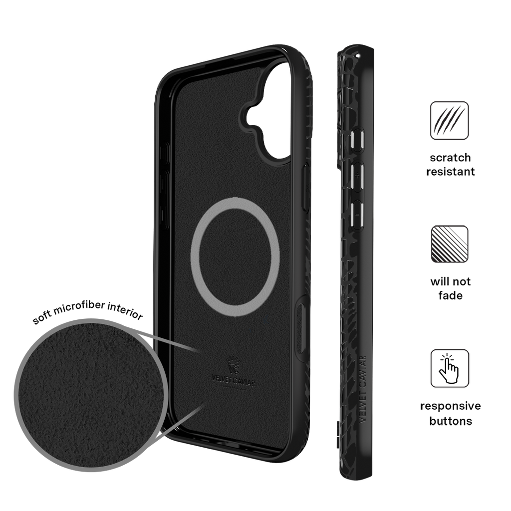 Black Croc iPhone Case