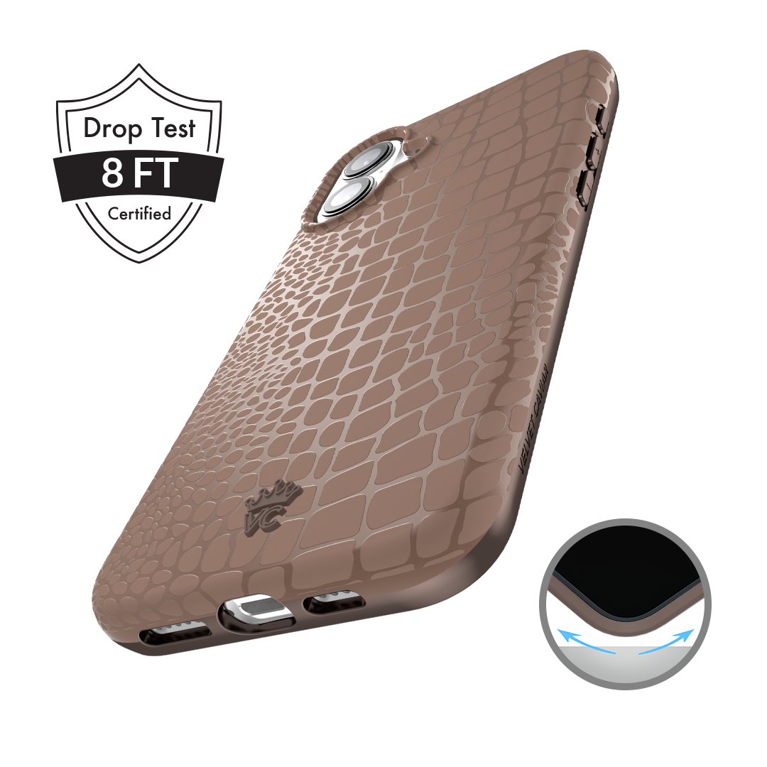 Khaki Croc iPhone Case