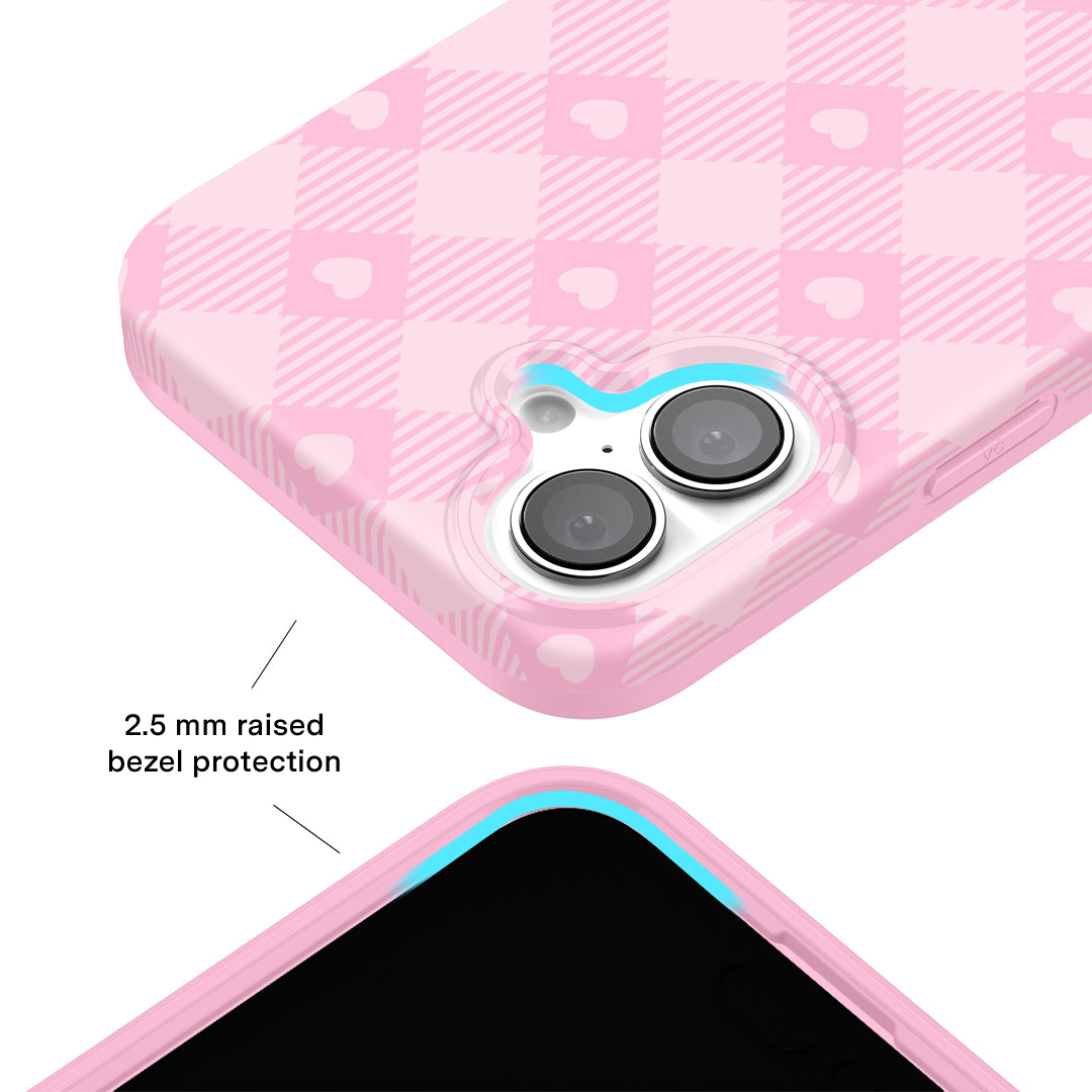 Dolly Pink Gingham iPhone Case