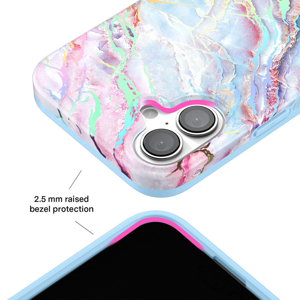 Holo Moonstone Marble iPhone Case
