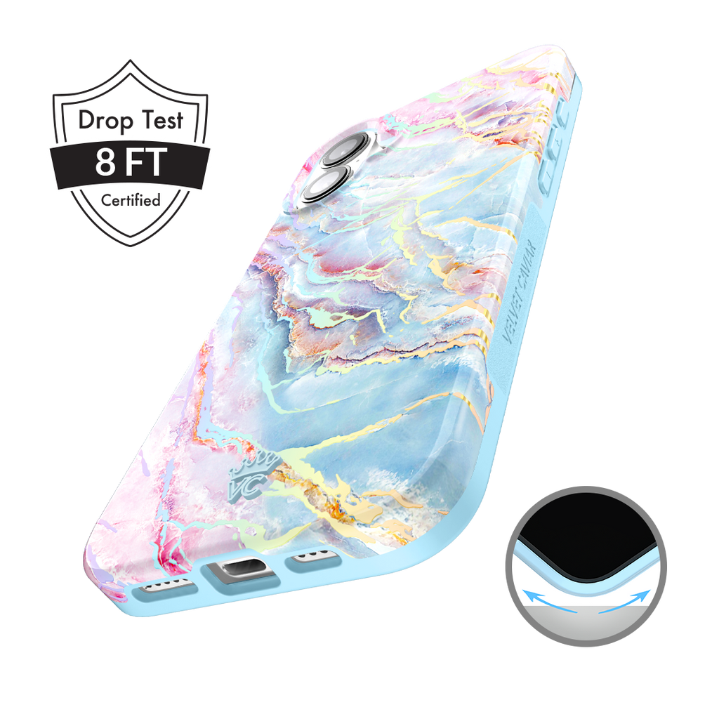 Holo Moonstone Marble iPhone Case