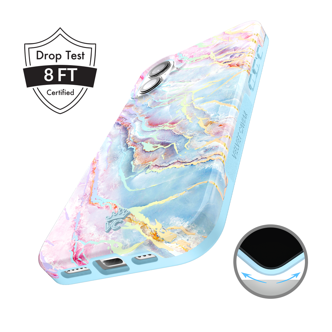 Holo Moonstone Marble iPhone Case