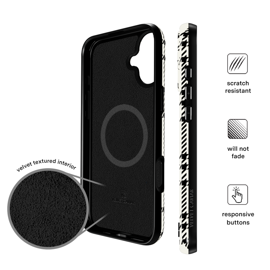 Houndstooth Sweater iPhone Case