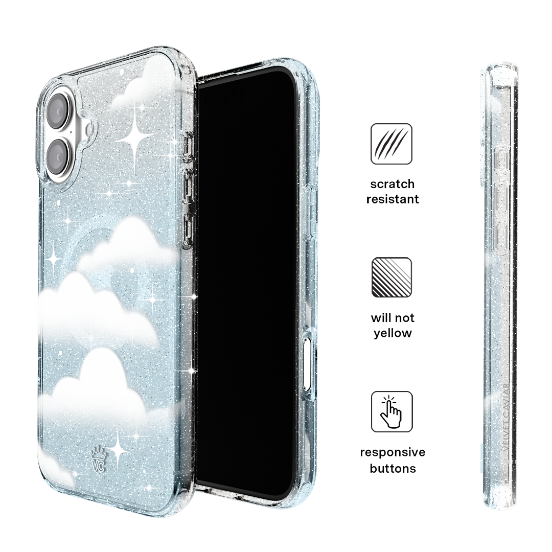 In the Clouds Stardust iPhone Case