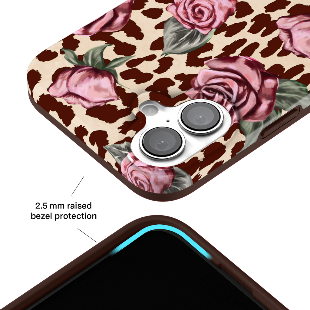 Rosy Leopard iPhone Case