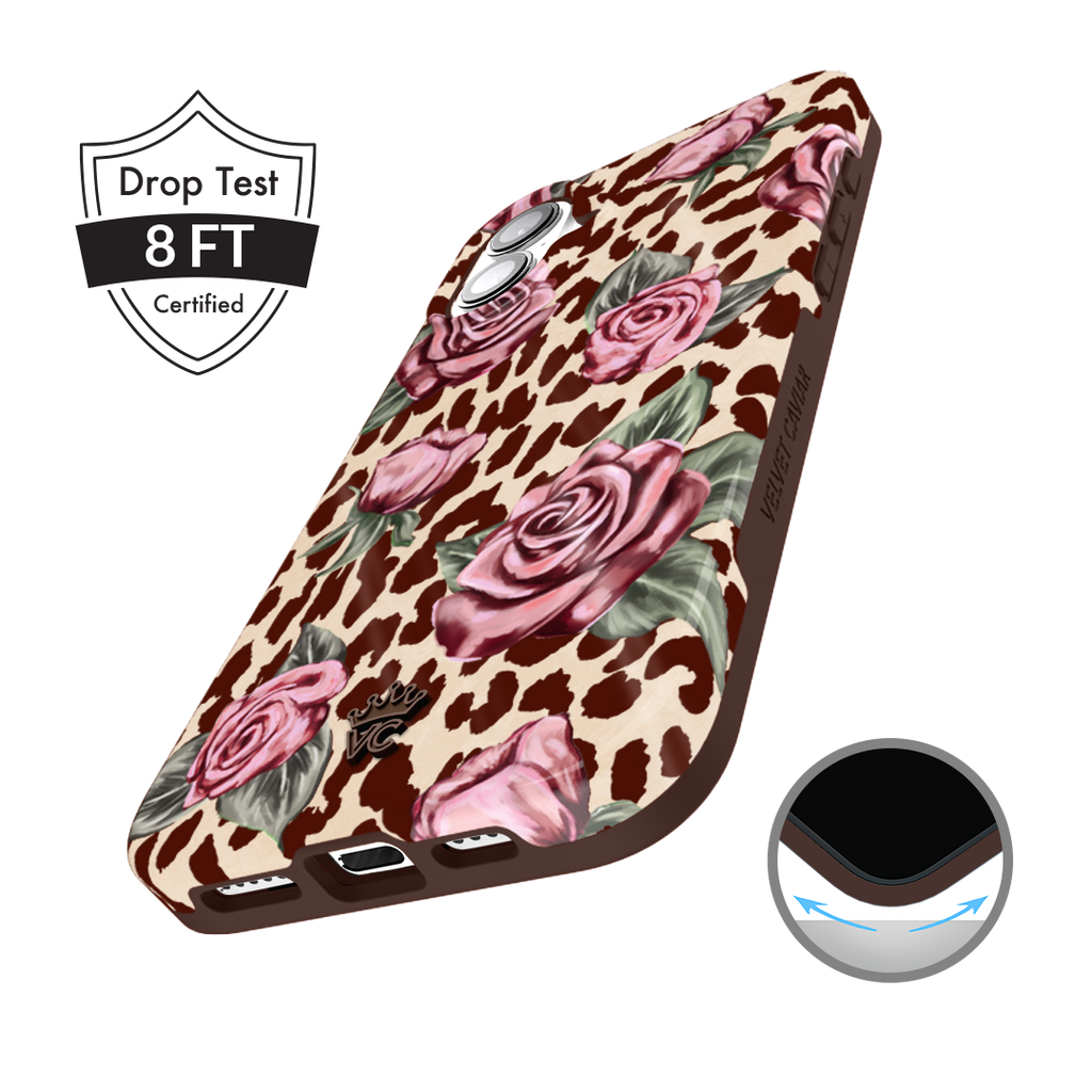 Rosy Leopard iPhone Case