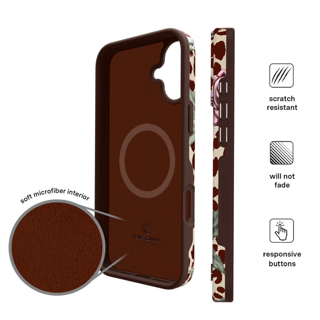 Rosy Leopard iPhone Case