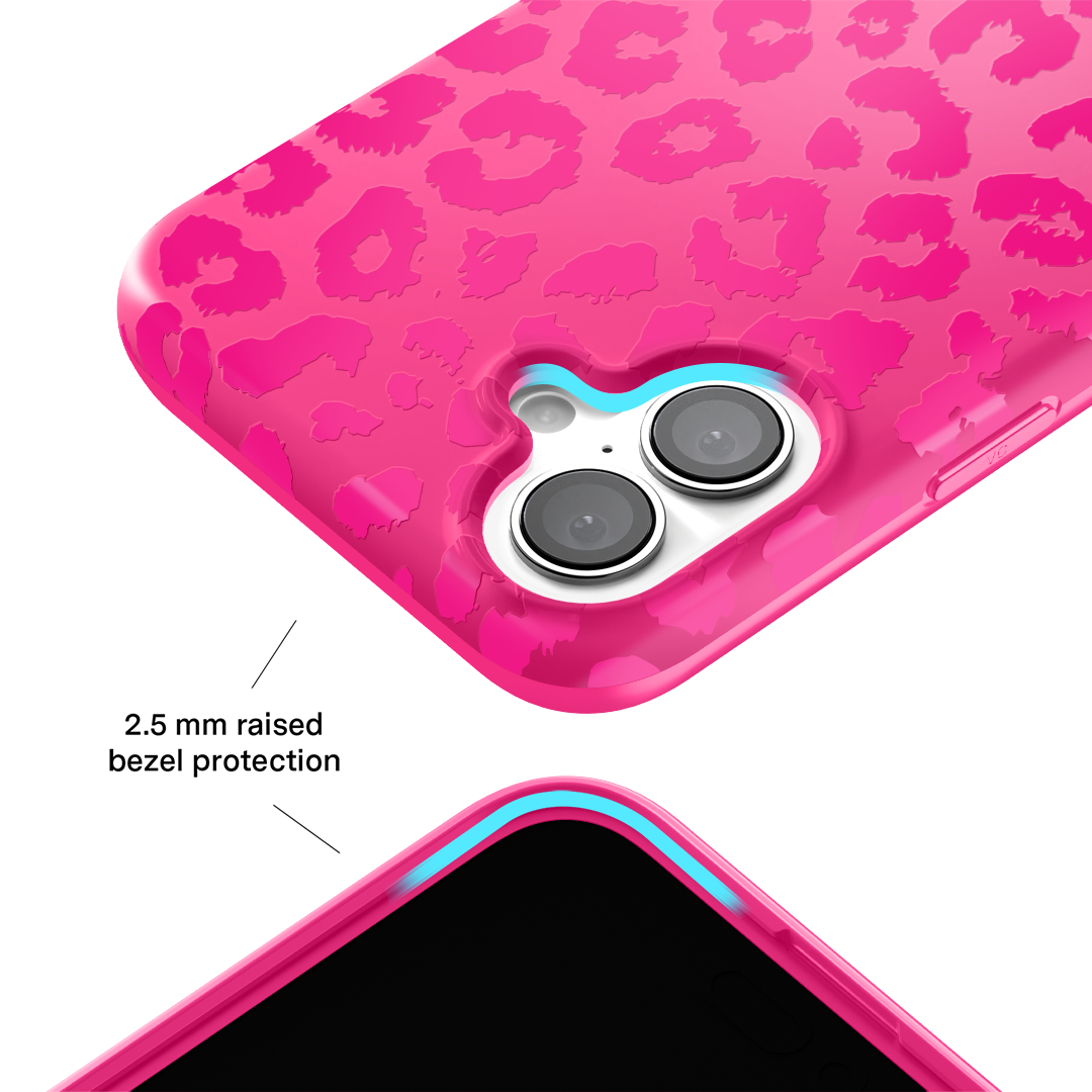 Even Hotter Pink Leopard iPhone Case
