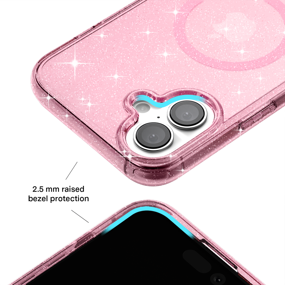 Pink Stardust Glitter iPhone Case