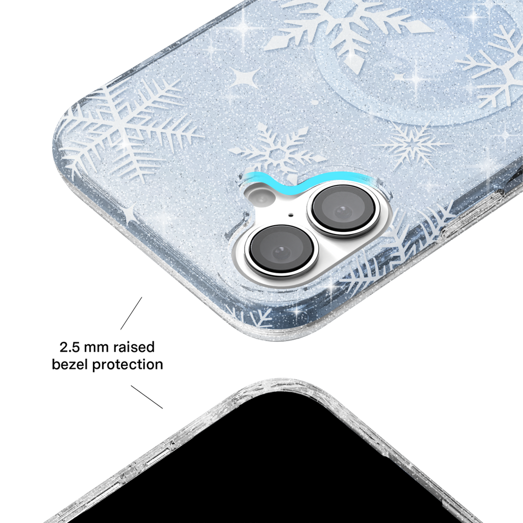 Snow Angel Glitter iPhone Case
