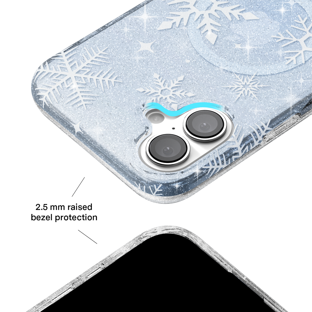 Snow Angel Glitter iPhone Case
