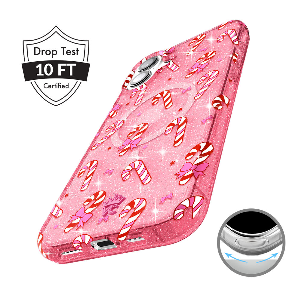 Pink Peppermint Princess iPhone Case