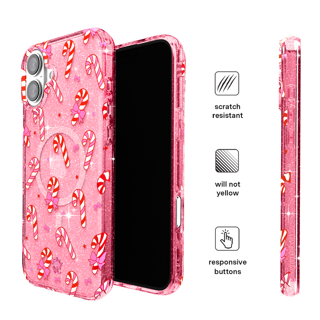 Pink Peppermint Princess iPhone Case
