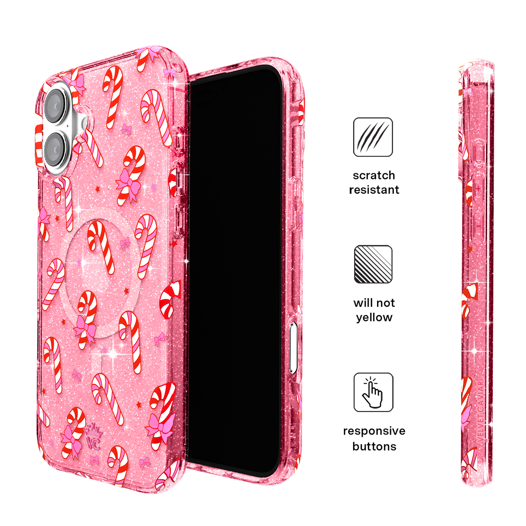 Pink Peppermint Princess iPhone Case