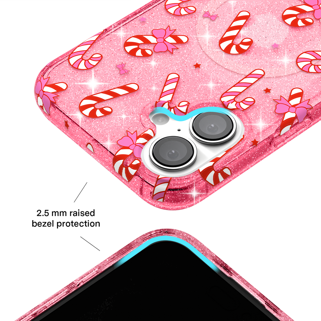 Pink Peppermint Princess iPhone Case