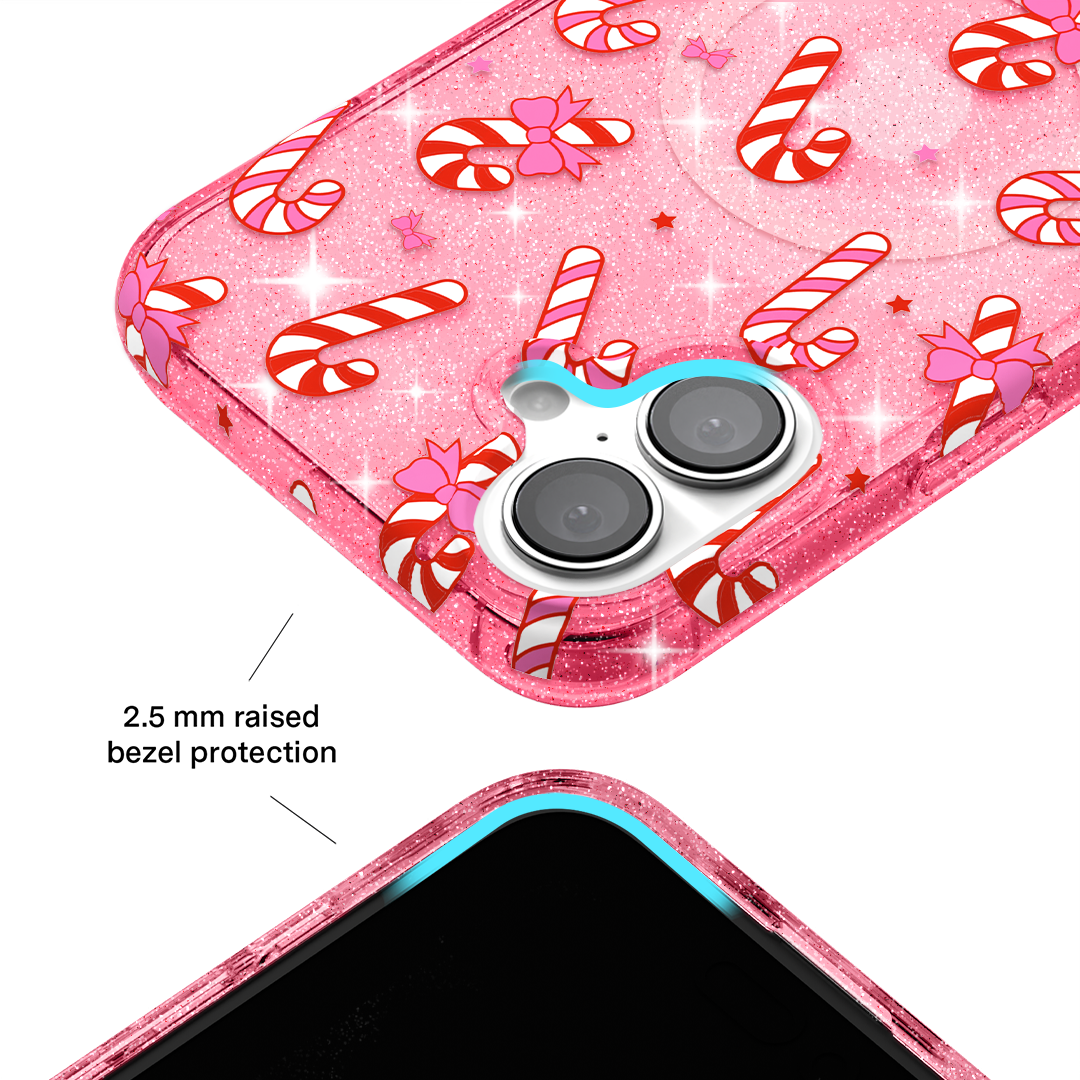 Pink Peppermint Princess iPhone Case