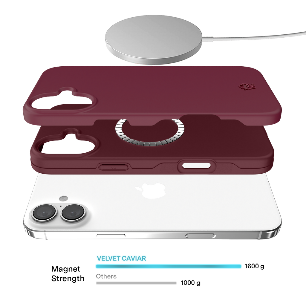 Burgundy 1990 iPhone Case