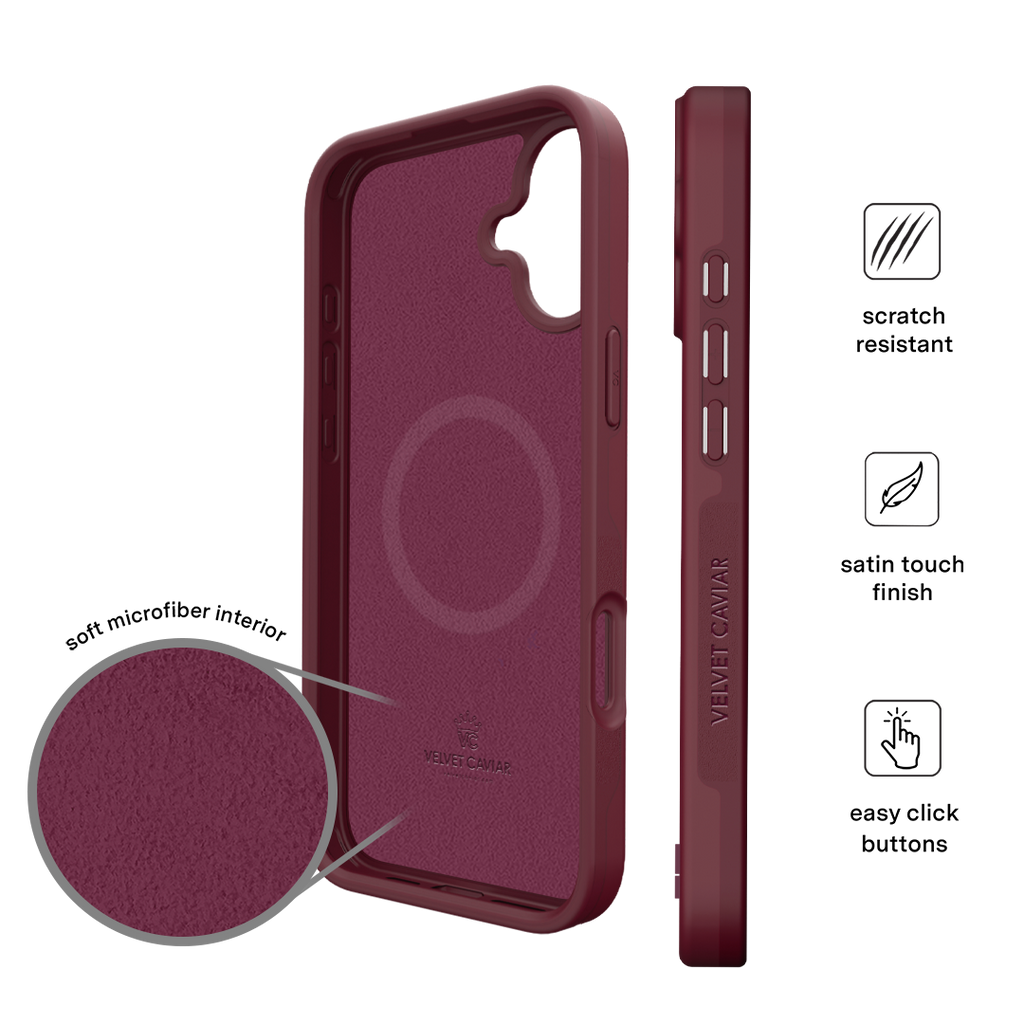 Burgundy 1990 iPhone Case