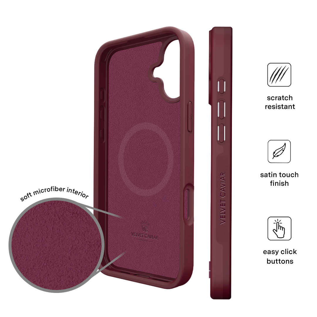 Burgundy 1990 iPhone Case