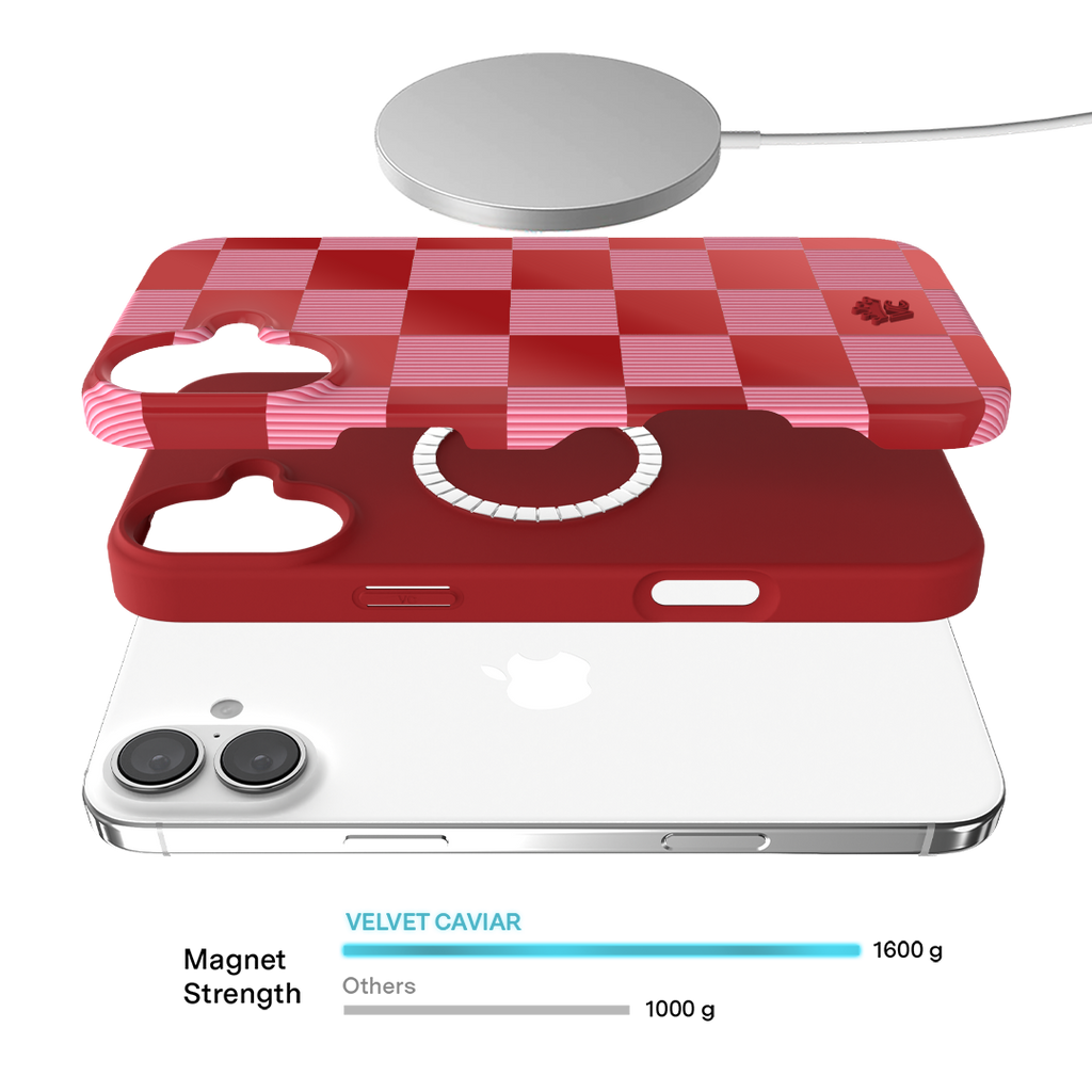Rose Vibe Checkered iPhone Case