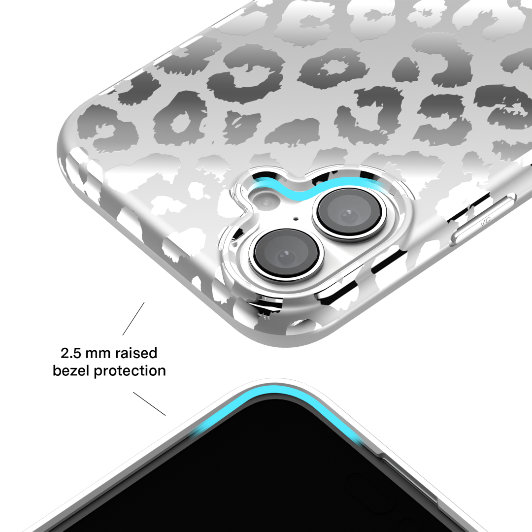 Chrome Leopard iPhone Case