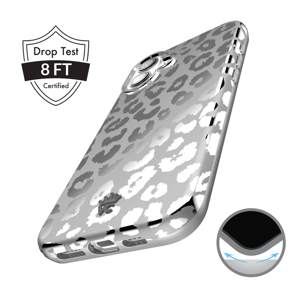 Chrome Leopard iPhone Case