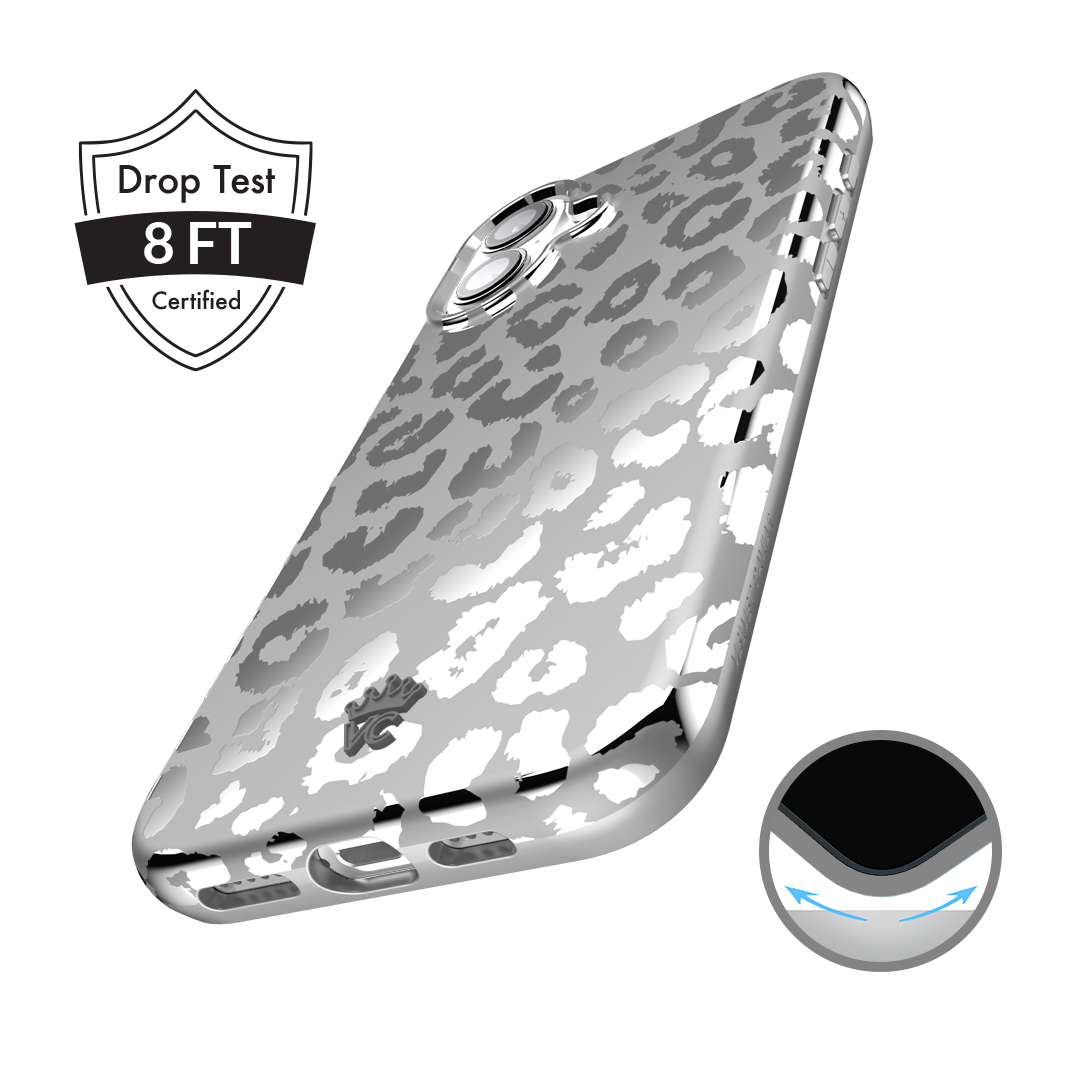 Chrome Leopard iPhone Case