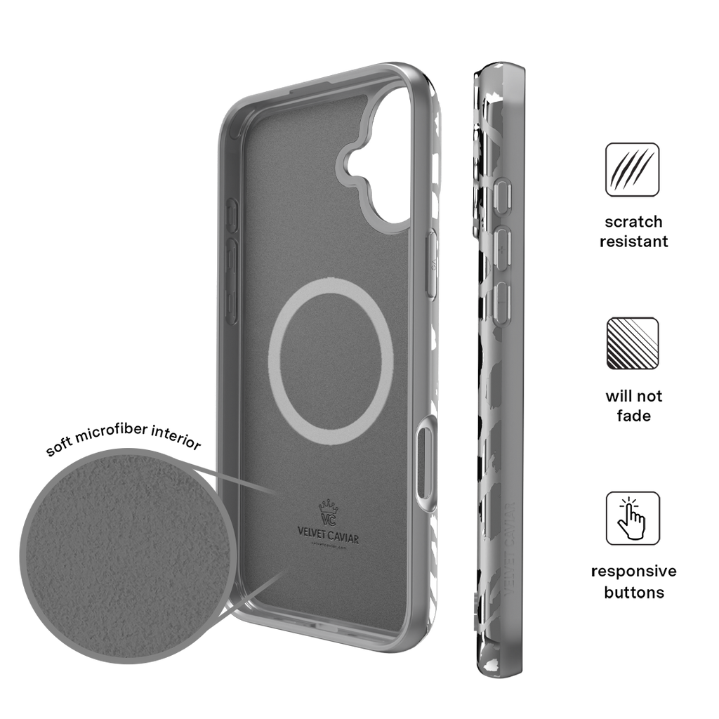 Chrome Leopard iPhone Case