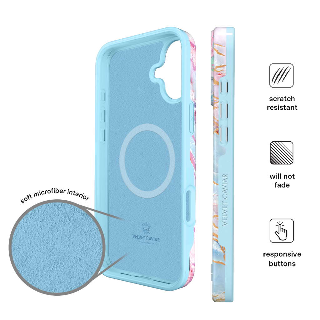 Holo Moonstone Marble iPhone Case