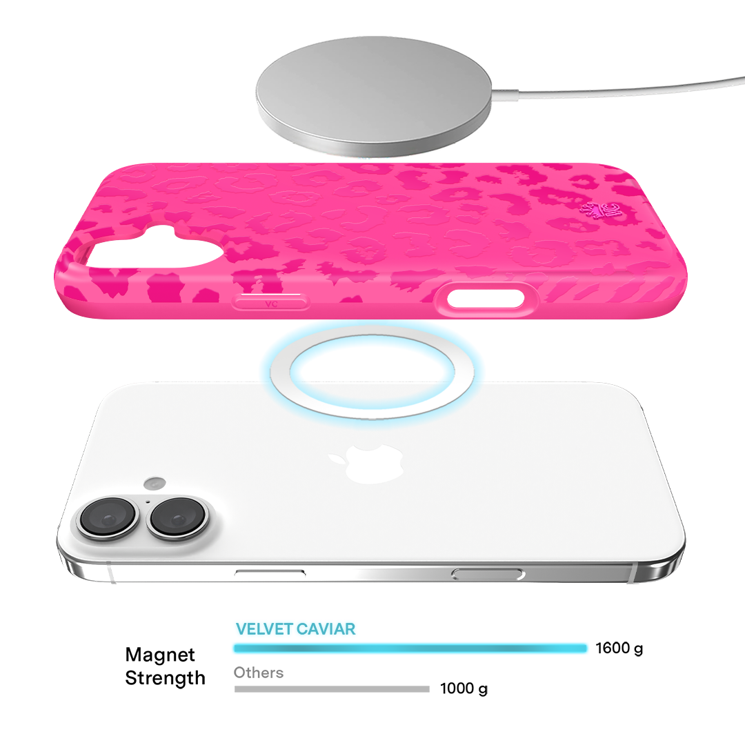 Even Hotter Pink Leopard iPhone Case